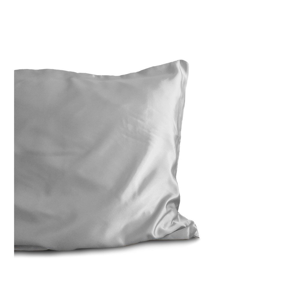 Povlak na polštář z mikroperkálu ve stříbrné barvě Sleeptime Skin Care, 60 x 70 cm v:949208