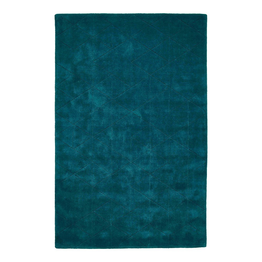Smaragdově zelený vlněný koberec Think Rugs Kasbah, 120 x 170 cm v:1414199