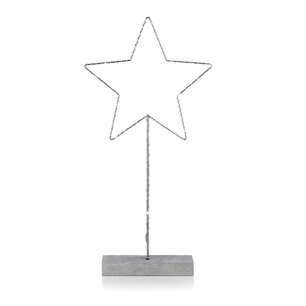 Stojací LED svítící dekorace Markslöjd Malin Star, výška 51 cm v:944392