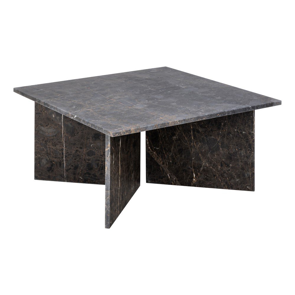 Černý mramorový konferenční stolek 90x90 cm Vega – Actona v:1570318