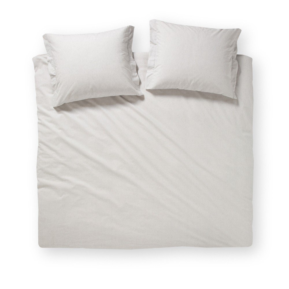 Bílé bavlněné povlečení na dvoulůžko Damai Aldo Wool White, 200 x 200 cm v:1009834