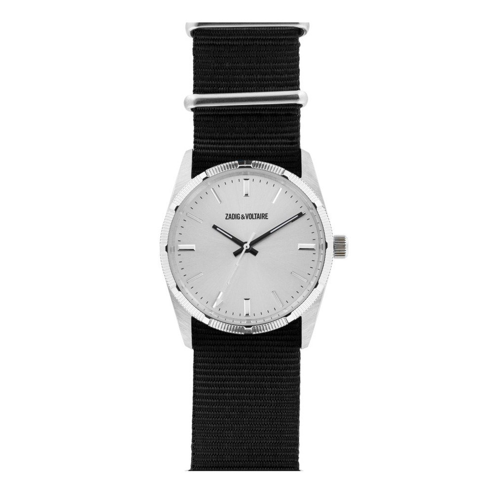 Unisex hodinky s černým nylonovým páskem Zadig & Voltaire v:1033258