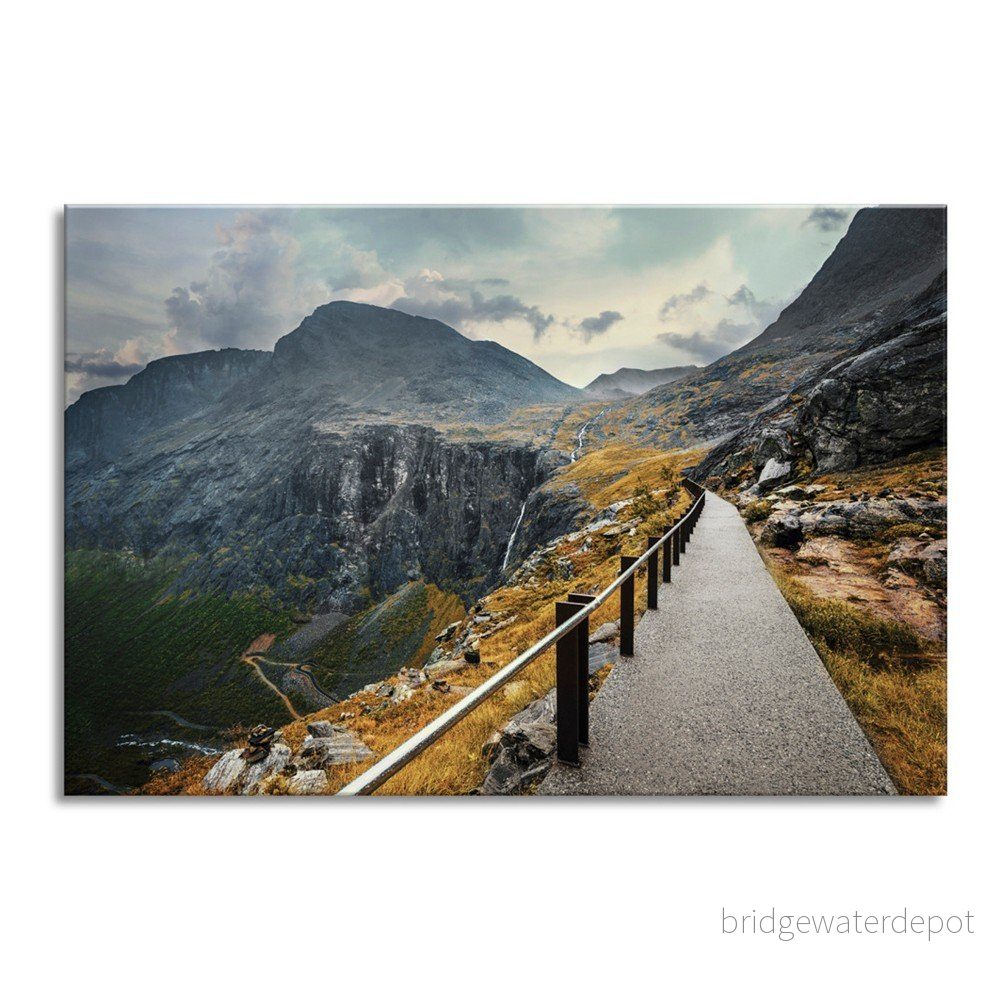 Obraz Styler Glasspik Views Norway Mountains, 80 x 120 cm v:1234362