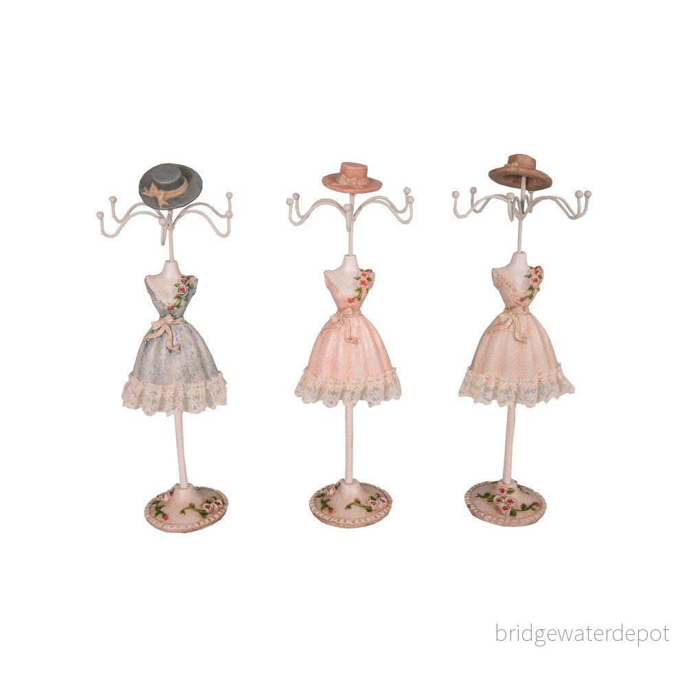 Sada 3 stojánků na šperky Antic Line Mannequins, výška 25,5 cm v:1058984