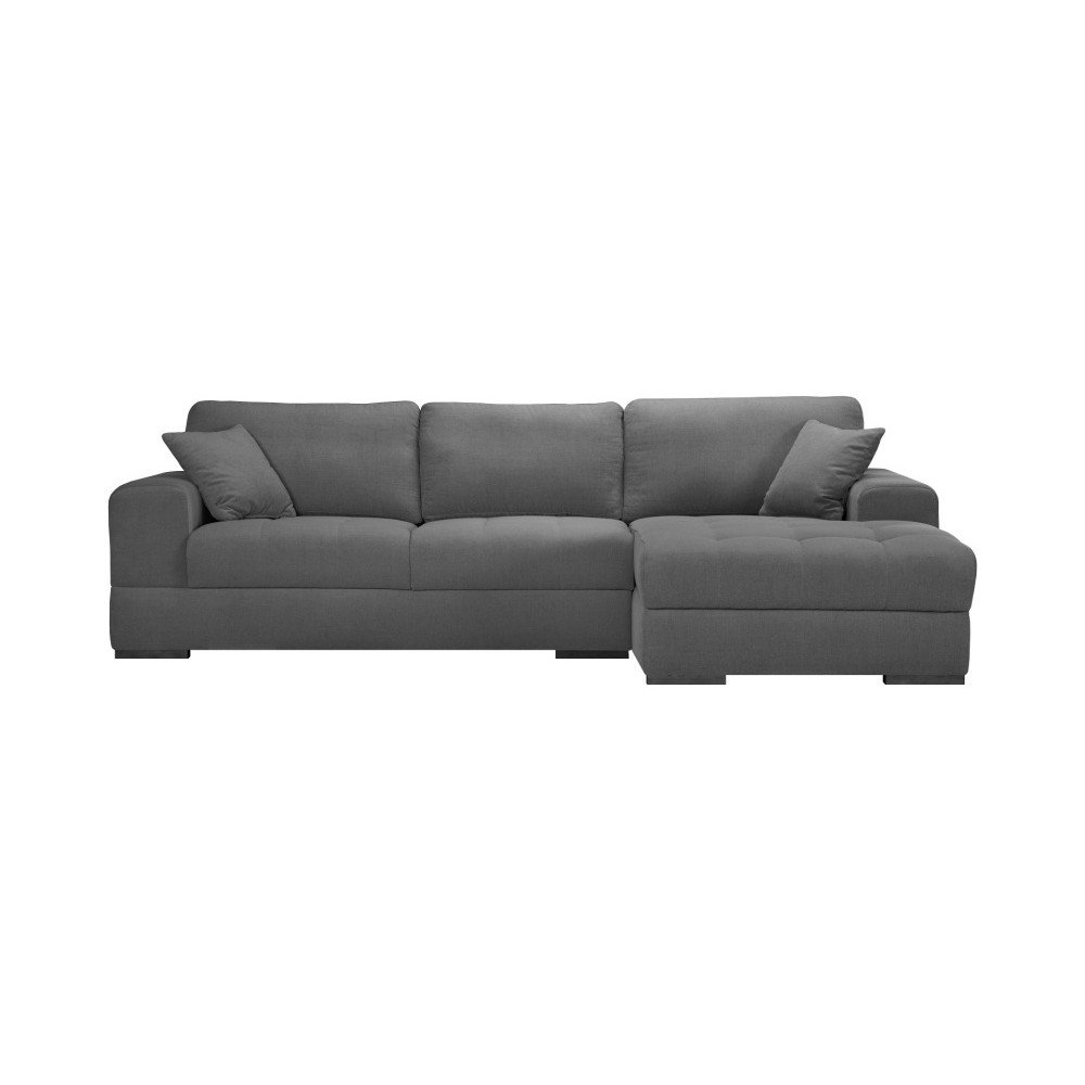 Šedá rohová pohovka Guy Laroche Home Passion, pravý roh v:824142