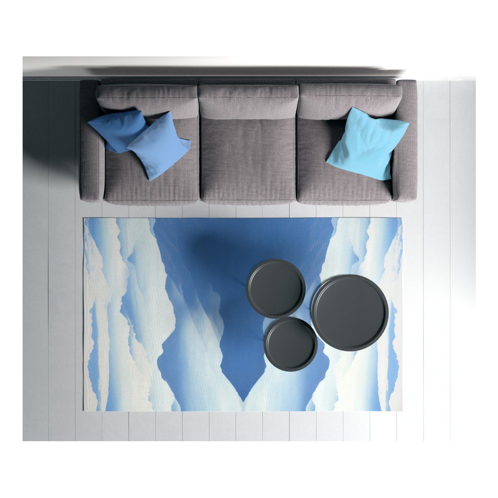 Modrý koberec Oyo home Suzzo Sky, 140 x 220 cm v:1189478