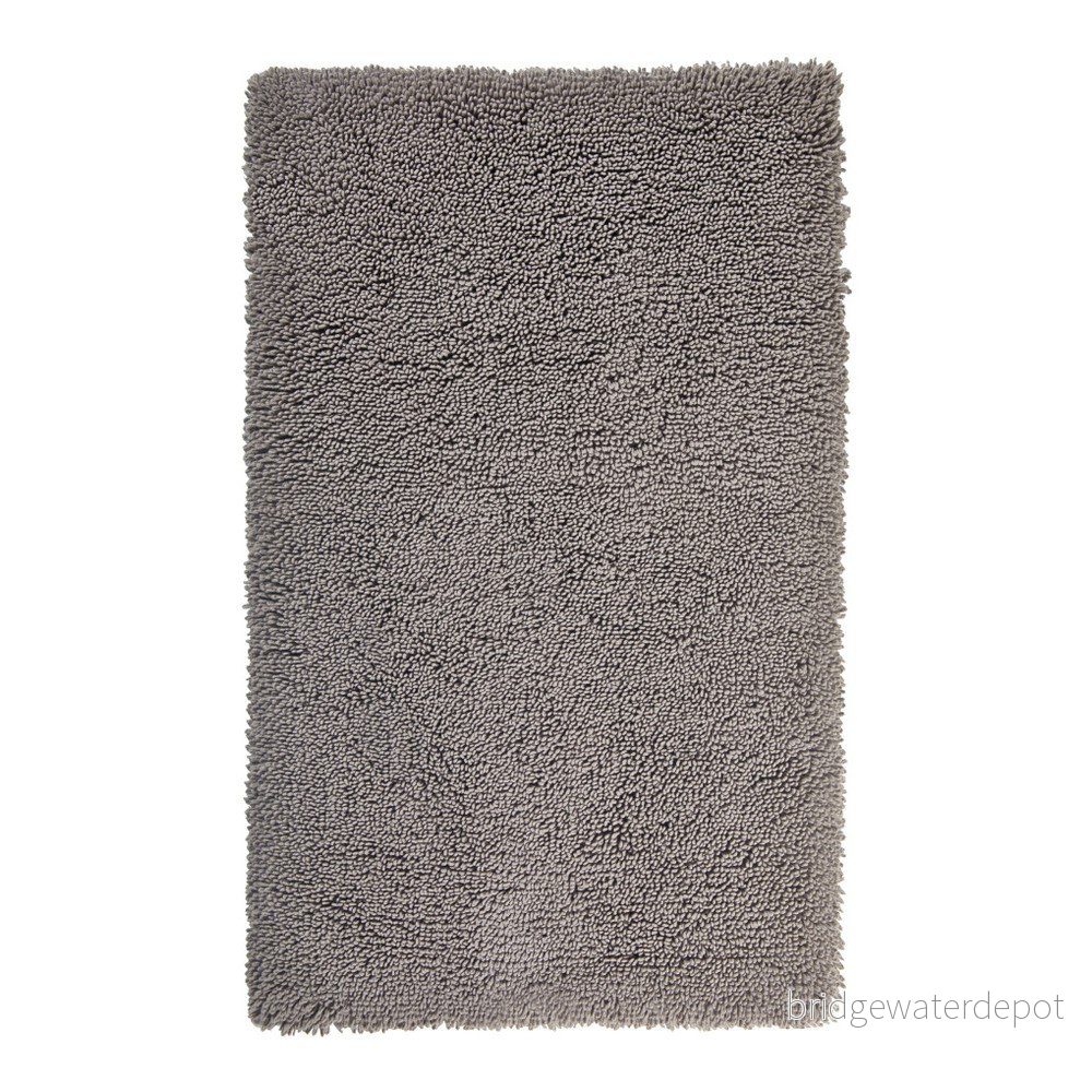 Tmavě šedá koupelnová předložka z organické bavlny Aquanova Mezzo, 60 x 100 cm v:985450