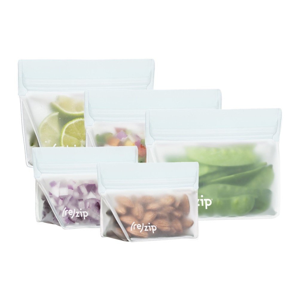 Sada 5 svačinových sáčků zip Stand-Up Kit v:1384719