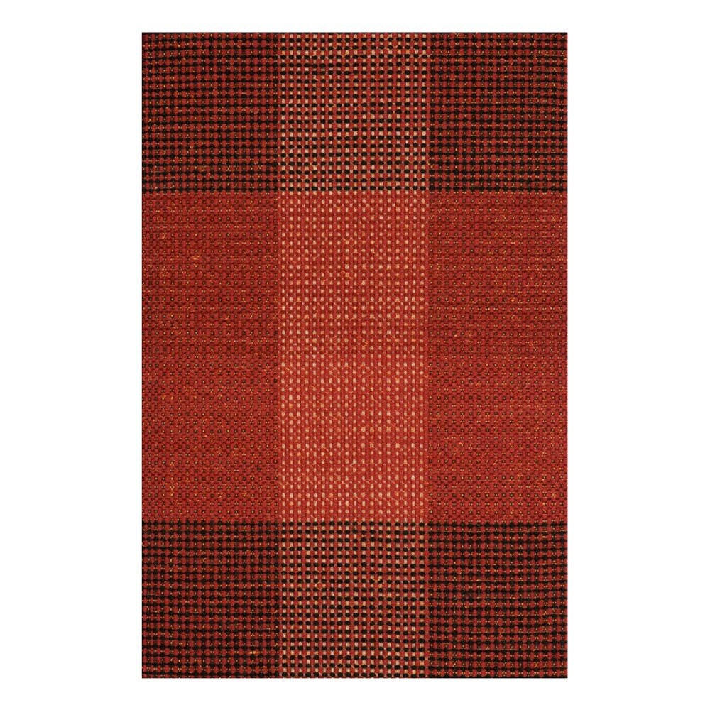 Červený ručně tkaný vlněný koberec Linie Design Genova, 140 x 200 cm v:810172