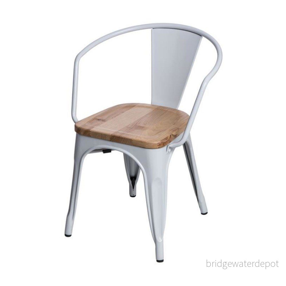 Bílá židle D2 Paris Arms Ash Wood v:759806