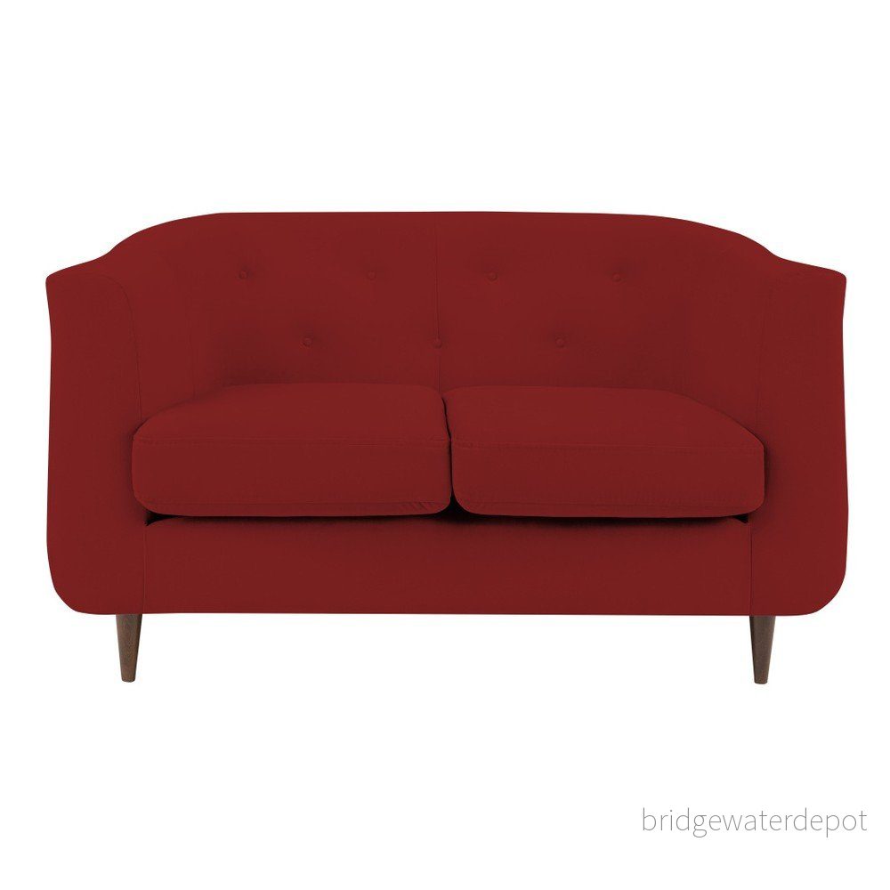Červená pohovka Kooko Home Love, 125 cm v:993286