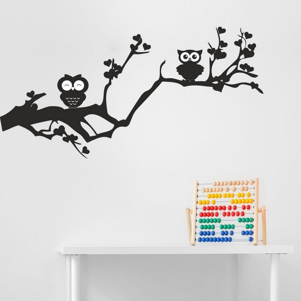 Dekorativní nálepka na stěnu Happy Owl v:1285390