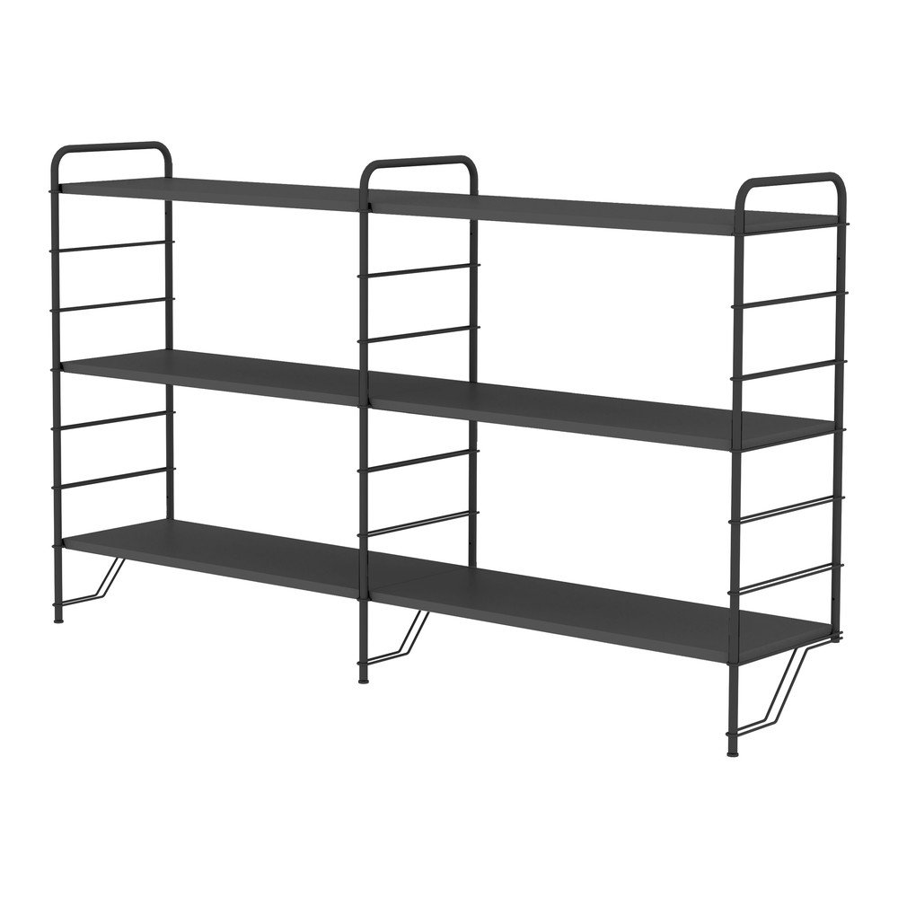 Černý modulární policový systém 163×97 cm Dakota – Tenzo v:1602192