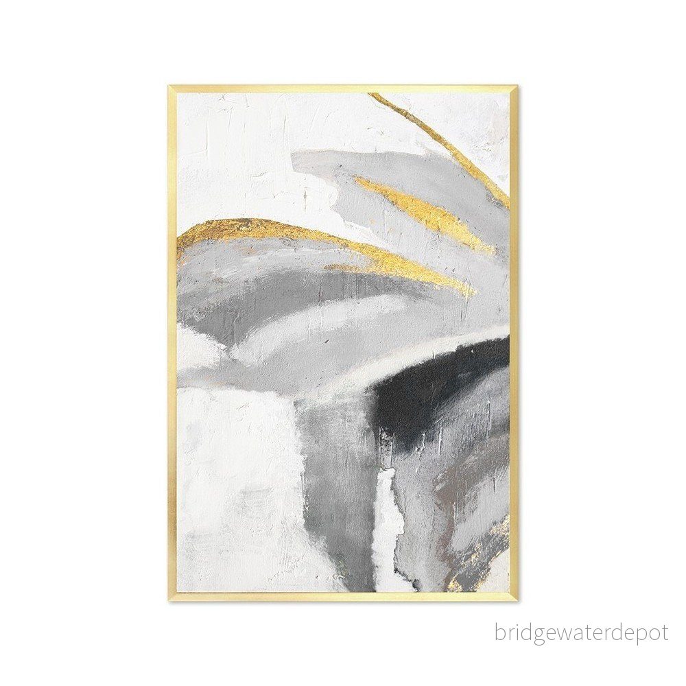 Nástěnný ručně malovaný obraz JohnsonStyle The Golden Mariposa, 63 x 93 cm v:1283940