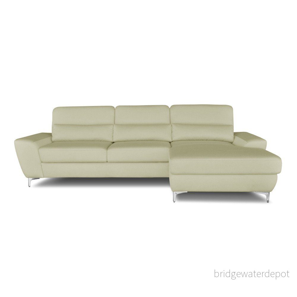 Krémová rohová rozkládací pohovka Windsor & Co. Sofas Omega, pravý roh v:762770