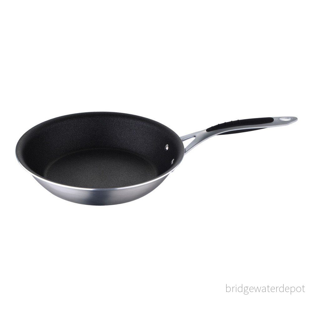 Černo-šedá pánev na smažení Bergner Gravity, ⌀ 24,5 cm v:1225282